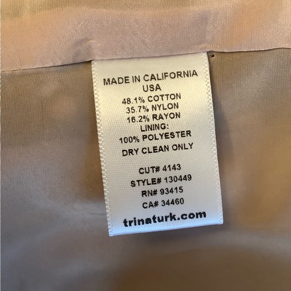 TRINA‎ TURK  BLACK LACE BOMBER JACKET SIZE 4 - Picture 15 of 16